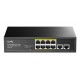 Cudy GS1010P switch Gigabit Ethernet (10/100/1000) Energía sobre Ethernet (PoE) Montaje en pared/escritorio Negro